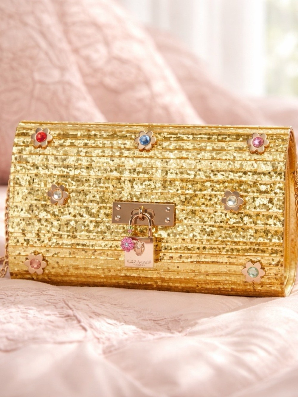NIB KURT GEIGER BRIXTON LOCK PARTY BAG
